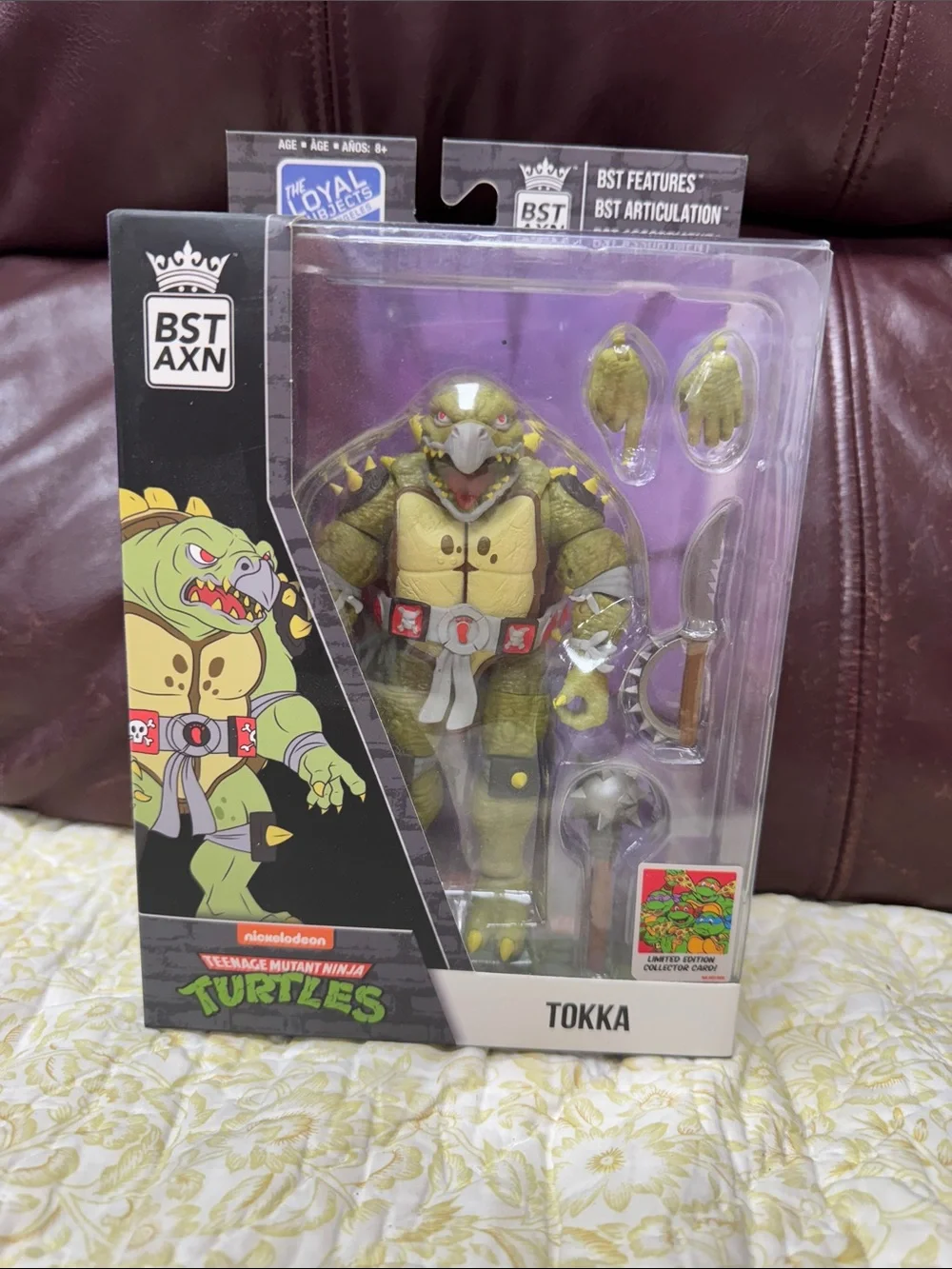 Tokka Action Figure - Green Turtle Warrior by BST AXN